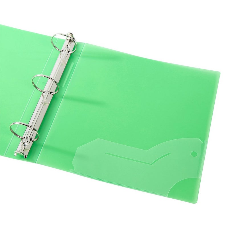 Filexec 3 Ring Binder, 2 Inch Capacity, Frosted, Letter Size, Pack of 6, Blueberry, Strawberry, Grape, Lemon, Lime, Tangerine (50161-6494) - Image 4